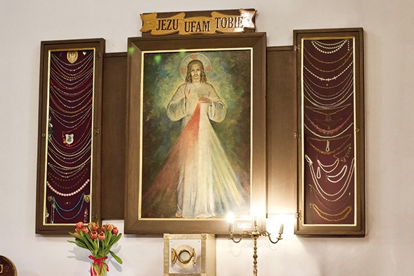 ▲	Wizerunek z kościoła św. Józefa w Olsztynie. 