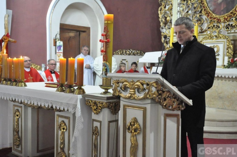 Czerwieńsk. Relikwie patrona w kościele parafialnym