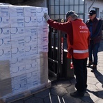 Humanitarny transport wyjechał do Ukrainy