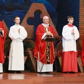 Dziękczynienie za ogłoszenie św. Andrzeja Boboli patronem Polski w lubelskiej parafii noszącej jego wezwanie.