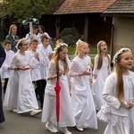 Bp Janusz Mastalski u św. abp. Bilczewskiego w Wilamowicach