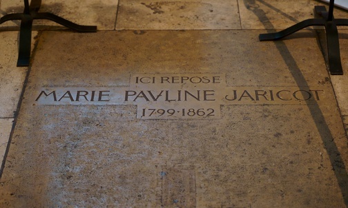Grób Pauliny Jaricot znaduje się w kościele St. Nizier w Lyonie