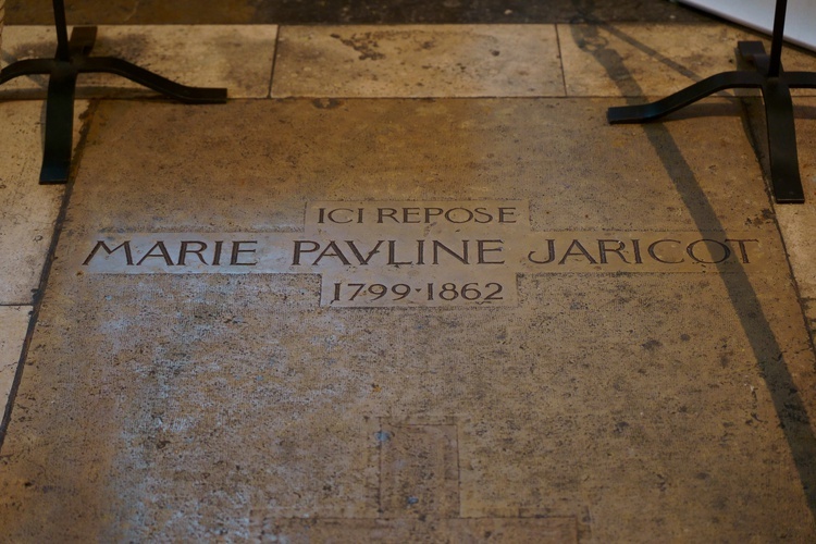 Grób Pauliny Jaricot znaduje się w kościele St. Nizier w Lyonie
