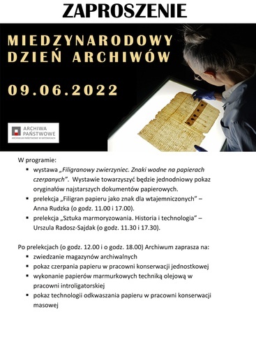 Międzynarodowy Dzień Archiwów, Katowice, 9 czerwca