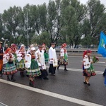 Wejście Łowickiej Pielgrzymki na Jasną Górę