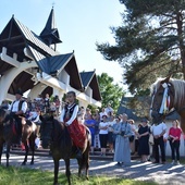 Banderia konna w ludźmierskim sanktuarium