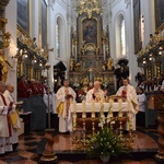 Boże Ciało w Łowiczu. Eucharystia.