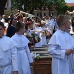 Boże Ciało w Łowiczu. Procesja.