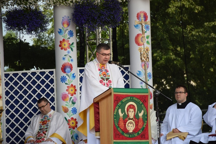 Boże Ciało w Łowiczu. Procesja.