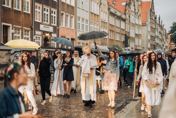 Gdańsk. Akademicka Procesja Bożego Ciała