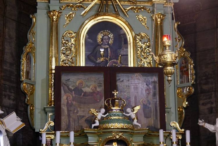 Po raz drugi w tym roku Tryptyk Mikuszowicki przysłoni barokowy obraz św. Barbary.