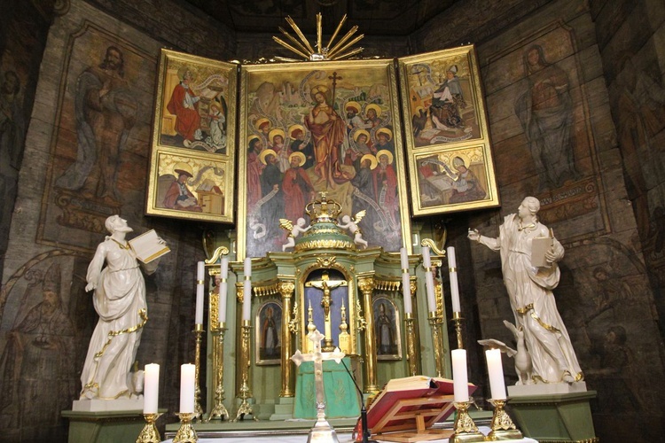 Tryptyk Mikuszowicki ze sceną Rozesłania Apostołów znów można oglądać w kościele św. Barbary - do 22 lipca.
