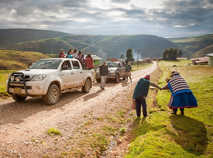 Samochód jest misjonarzom niezbędny, żeby dojechać do wiosek w Andach Peruwiańskich.