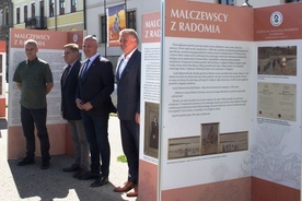 O wystawie mówili od lewej: Krzysztof Skarżyski, Leszek Ruszczyk, Rafał Rajkowski, Adam Duszyk.