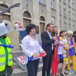 Katowie. Wiec Ogólnopolskiego Porozumienia Związków Zawodowych