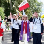 Powitanie 31. Pielgrzymki Diecezji Bielsko-Żywieckiej na Jasną Górę - grup z Wilamowic - 2022