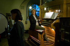 Muzycy w czasie występu w Krosnowicach.
