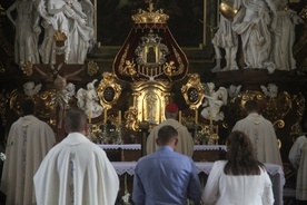 Dzień skupienia katechetów w Krzeszowie