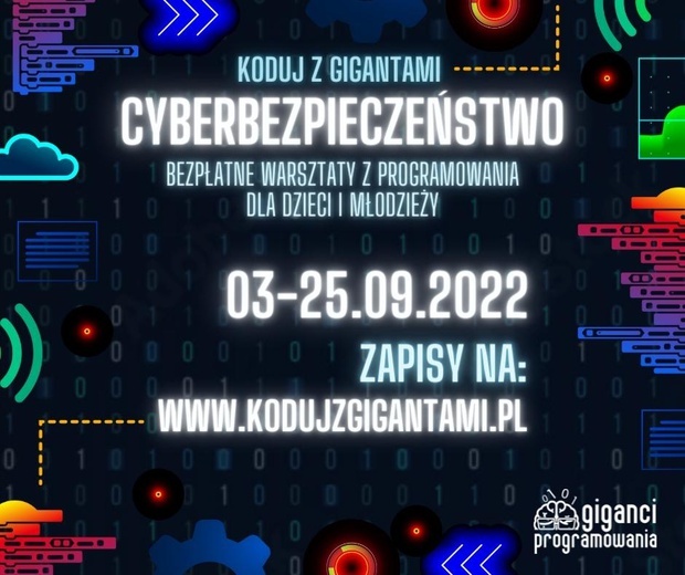 Bezpłatne warsztaty programistyczne dla dzieci i młodzieży "Koduj z Gigantami", Katowice, 3-4, 10-11 i 24-25 września