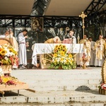 Msza św. i dożynki w Trąbkach Wielkich