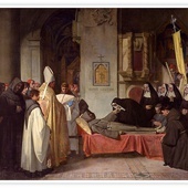Benito Mercadé y Fábregas
Transitus św. Franciszka 
olej na płótnie, 1866
Muzeum Prado, Madryt
