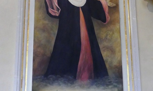 Wizerunek św. Jana Kantego w kościele Świętych Małgorzaty i Katarzyny w Kętach.
