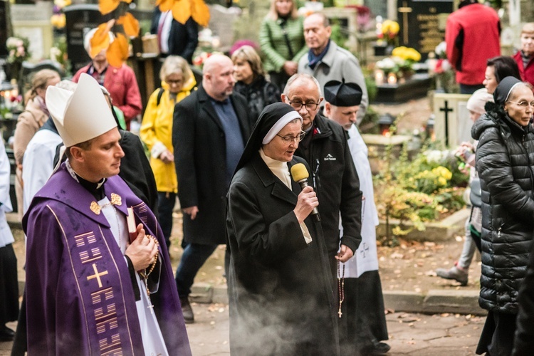 Modlitwa na cmentarzu Srebrzysko 2022