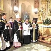 Modlono się w kaplicy, gdzie spoczywa m.in. arcyksiężna Maria Krystyna.