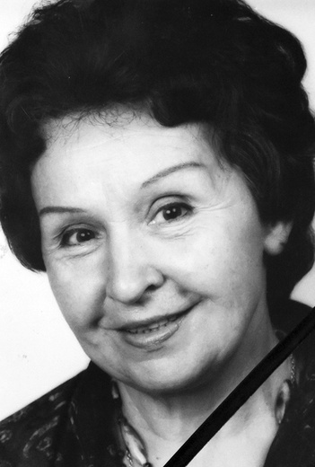 ▲	Śp. Gabriela Cwojdzińska (1928–2022). 