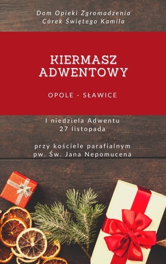 W niedzielę w Opolu-Sławicach kiermasz adwentowy