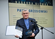Dr Paweł Grzesiowski z Nagrodą Główną w konkursie Popularyzator Nauki