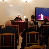 Uczestnicy spotkania mogli wysłuchać nowego opowiadania biskupa Krzysztofa Nitkiewicza.