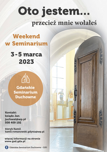 Zaproszenie na "Weekend w seminarium"