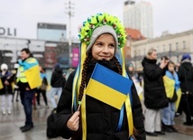 Katowice: Ukraińcy podczas marszu przypominali o rosyjskiej agresji i prosili o dalsze wsparcie