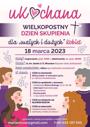 Kolejne propozycje spotkań dla kobiet i dziewcząt we Wrocławiu