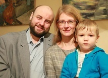 Edyta i Tomasz Pać a najmłodszym synem. To m.in. z ich inicjatywy powstało lubelskie koło Związku Dużych Rodzin.