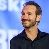 Bez rąk i nóg, ale z wielką wiarą. Nick Vujicic wystąpił w Warszawie