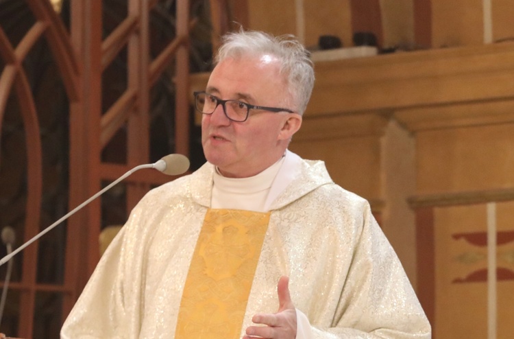 Wielkanocne życzenia złożył ks. kan. Antoni Młoczek, proboszcz katedry.