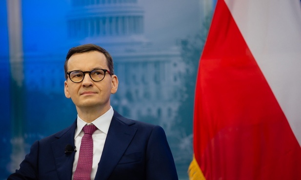 Premier Morawiecki w NBC: Pomoc wojskowa Chin dla Rosji byłaby przekroczeniem Rubikonu