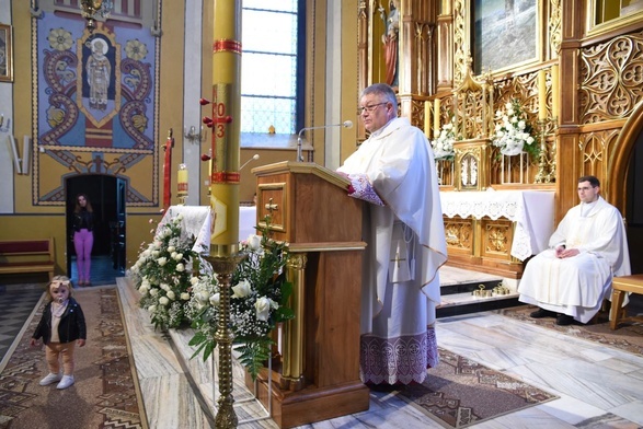 Mszy św. przewodniczył ks. prał. Józef Drabik.
