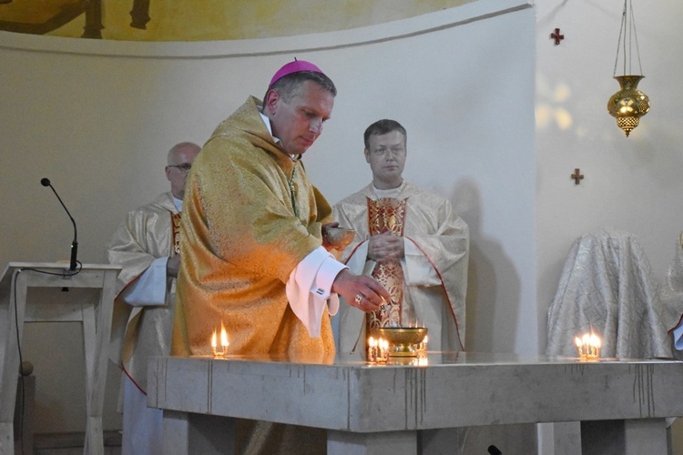 Poświęcenie kościoła w monasterze