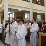 Poświęcenie ołtarza w kościele św. Barbary