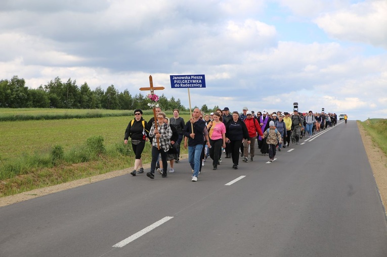 Trasa z Janowa Lubelskiego do Radecznicy liczyła 42 km.