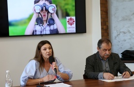 O projektach opowiadali Magdalena Gliszczyńska i Krzysztof Sokołowski.