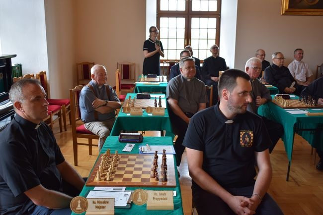 Sandomierz. Mistrzostwa duchowieństwa szachach