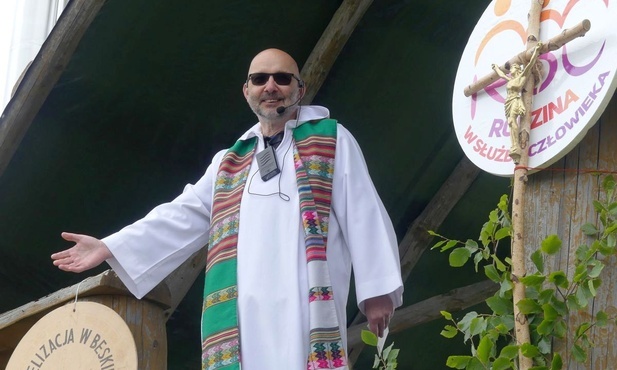 O. Bogdan Kocańda OFMConv. przewodnczył pierwszej Mszy św. w ramach 11. Ewangelizacji w Beskidach - na Bendoszce.
