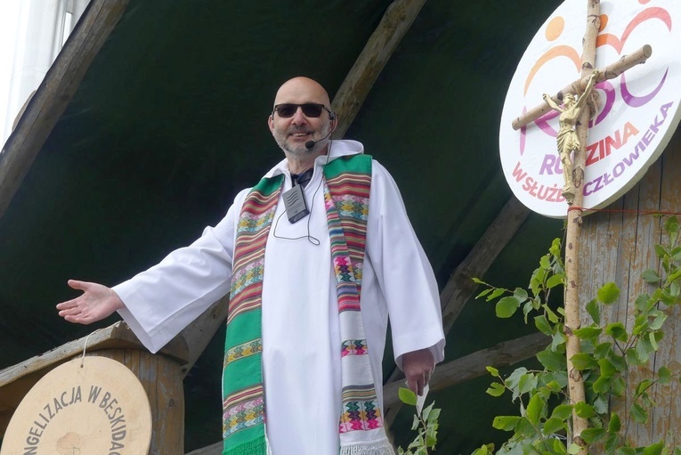 O. Bogdan Kocańda OFMConv. przewodnczył pierwszej Mszy św. w ramach 11. Ewangelizacji w Beskidach - na Bendoszce.