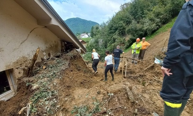Słowenia. Pomoc rzeczowa dla powodzian 