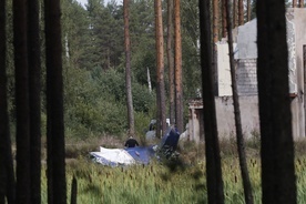 Świadek katastrofy samolotu Prigożyna: samolot spadał z jednym skrzydłem