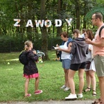 Rodzinna zabawa w ogrodzie hospicjum w Sopocie